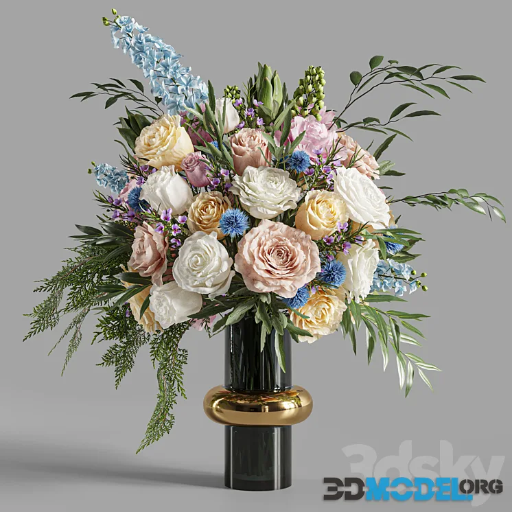 Flower Set 026 Big bouquet 01