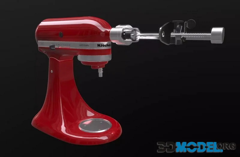 Fruit and Vegetable Spiralizer low-poly (PBR)