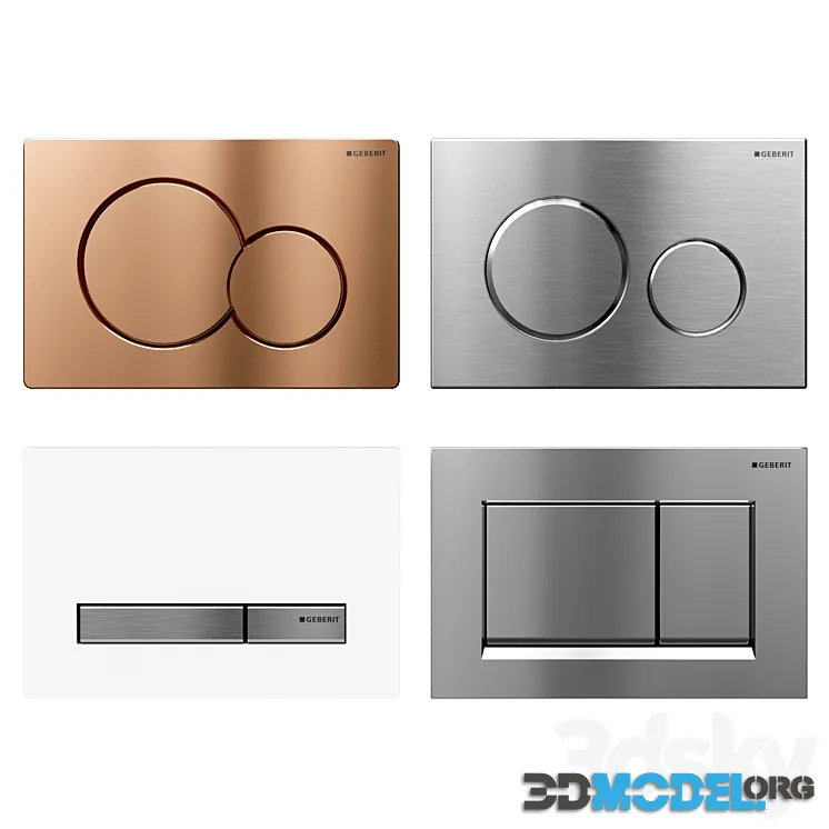 Geberit Sigma flush buttons