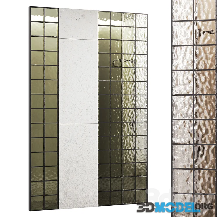 Glass Block Wall 01 (color)