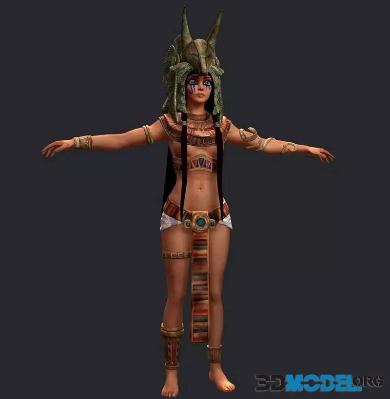 God Of Death low-poly (PBR)