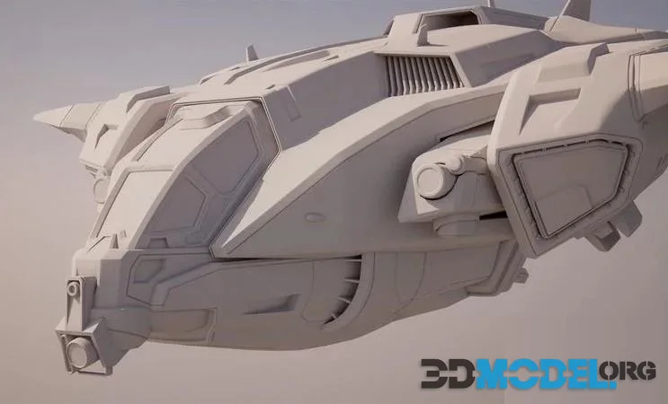 Halo 3 ODST Reach – Police Pelican (PBR)