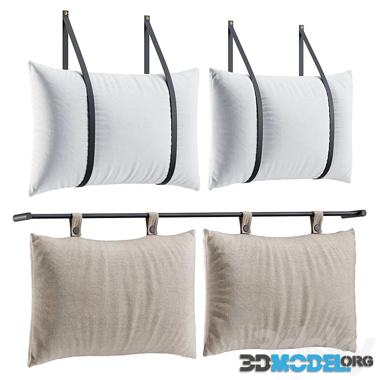 Hanging Pillow Headboard Set 3
