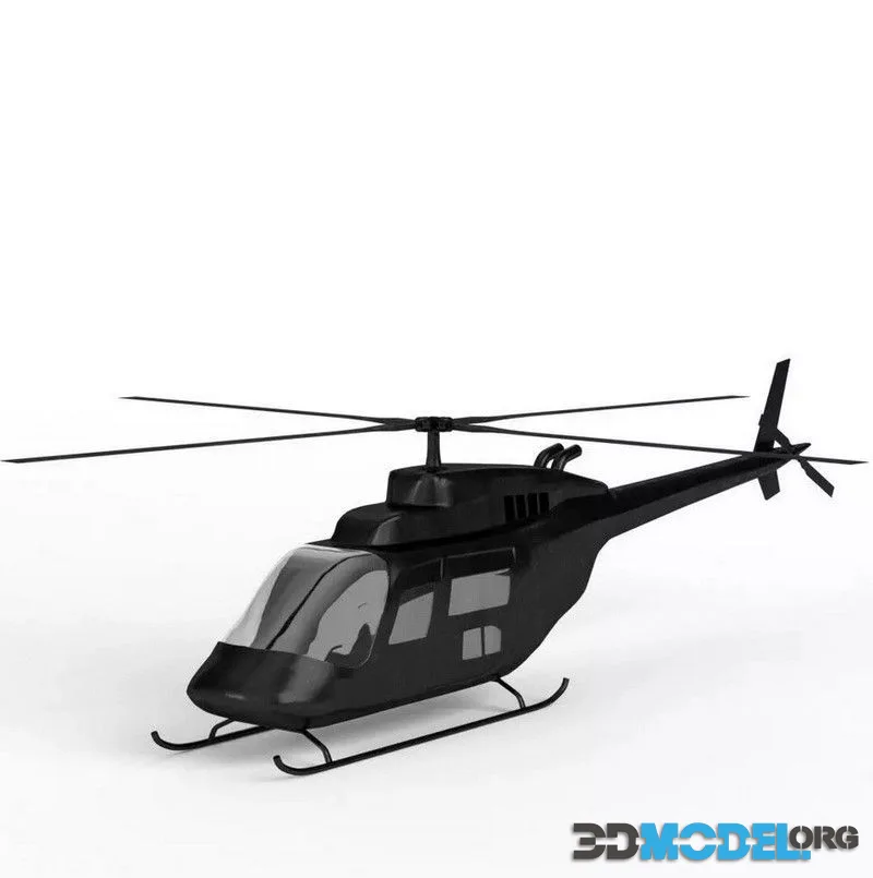 Helicopter (black) (PBR)