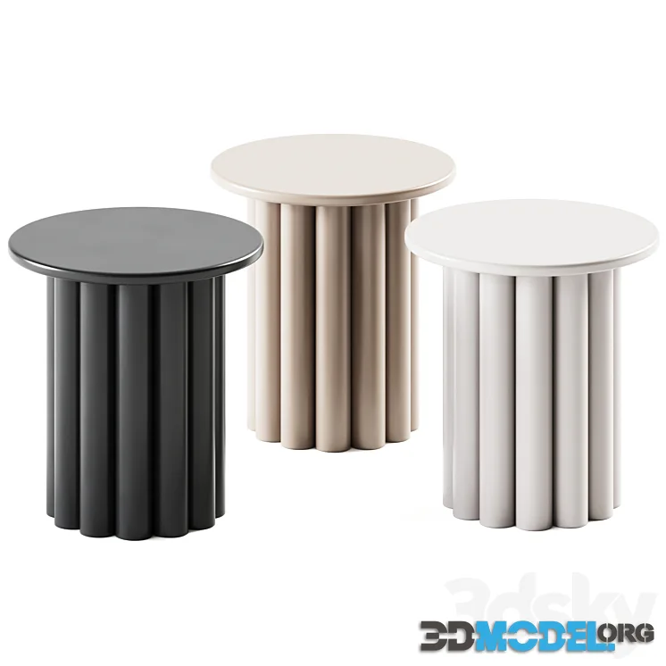 Hera Side Table Semi-Circle Coffee Table