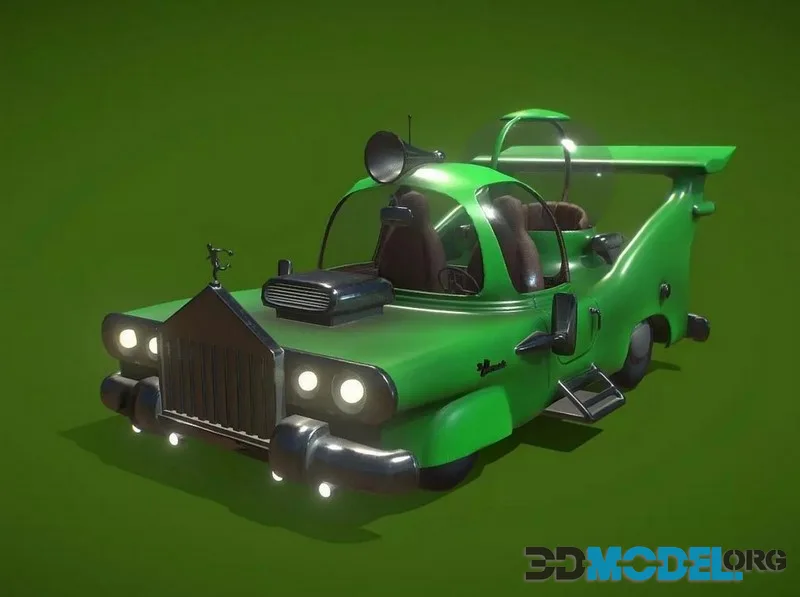Homer Car low-poly (PBR)