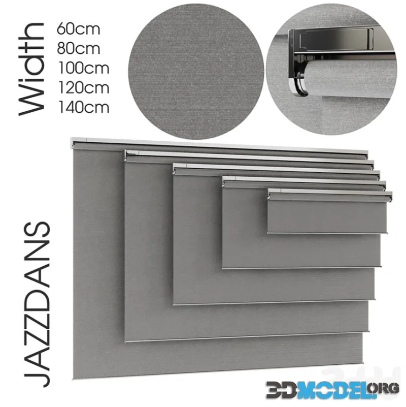 Jazzdans. Block-Out Roller Blind