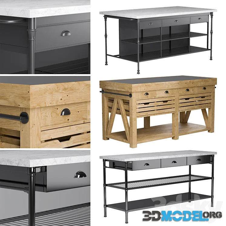 Kitchen Islands Set 1