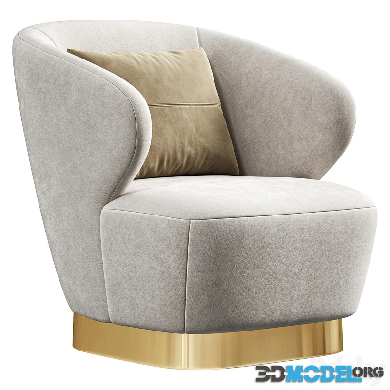 Lambert Swivel Chair By BAKER