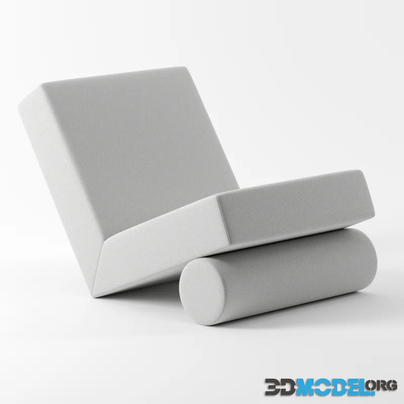 Lean lounge chair by Studio Henk