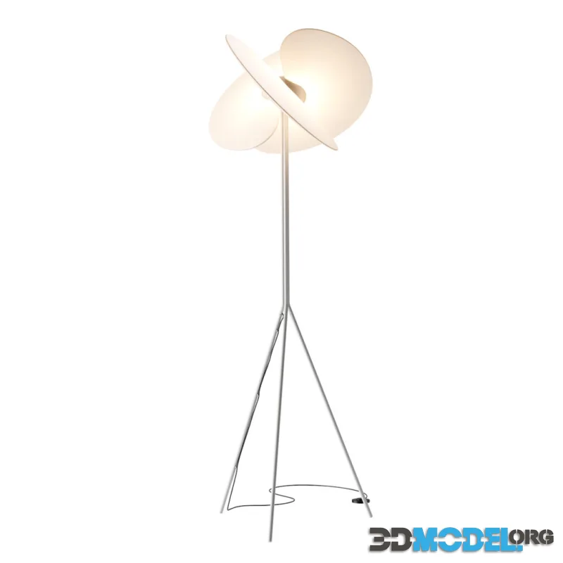 Levante Led Dimmable Floor Lamp by Luceplan