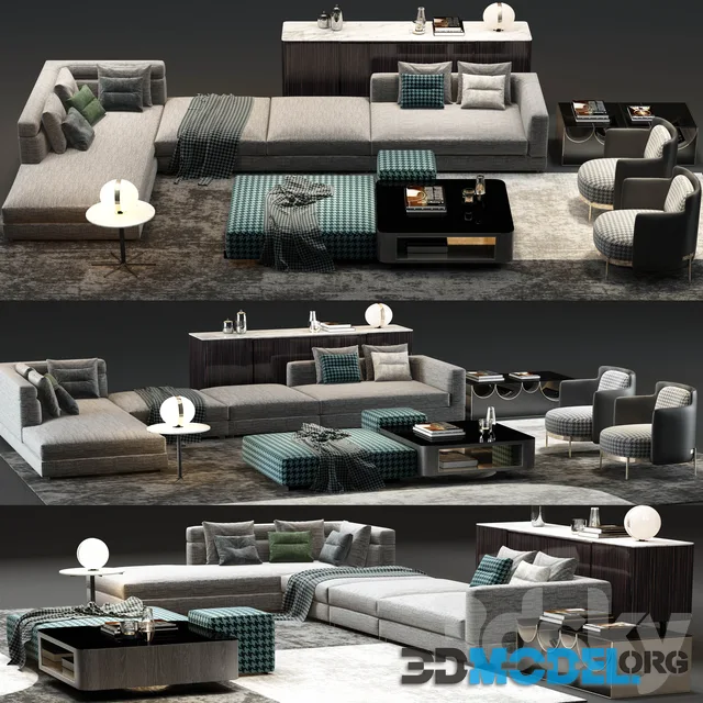 Minotti Sofa and decor