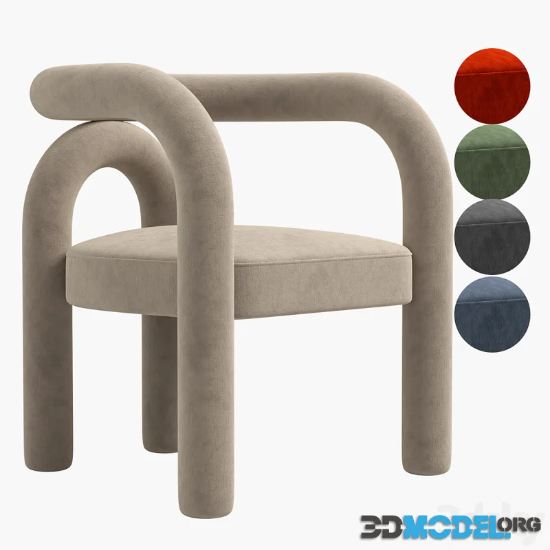 Modern Design Armless Open Back Dining Chairs