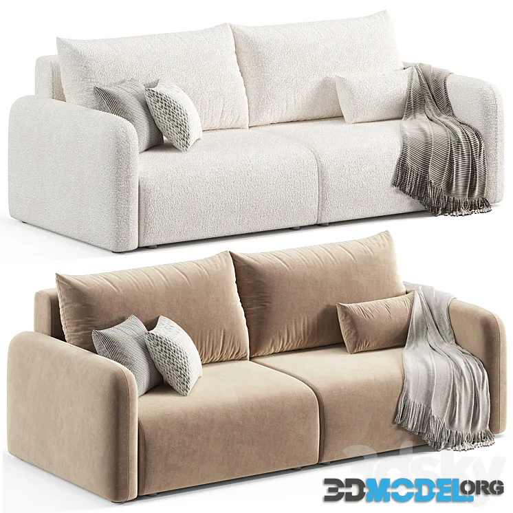 Modern style Kartos Sofa 2 colors