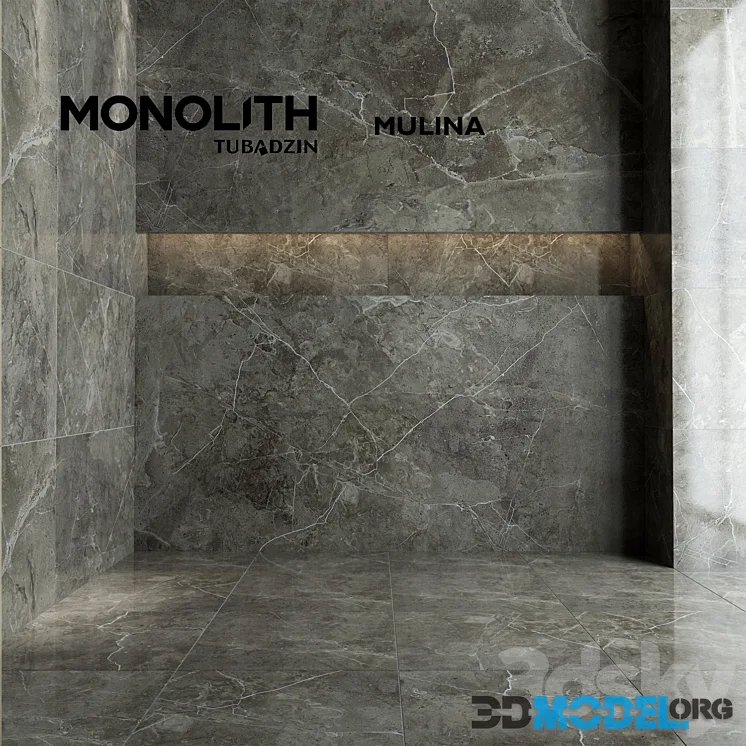Monolith Mulina, materials, tile, tubadzin, marble, stone
