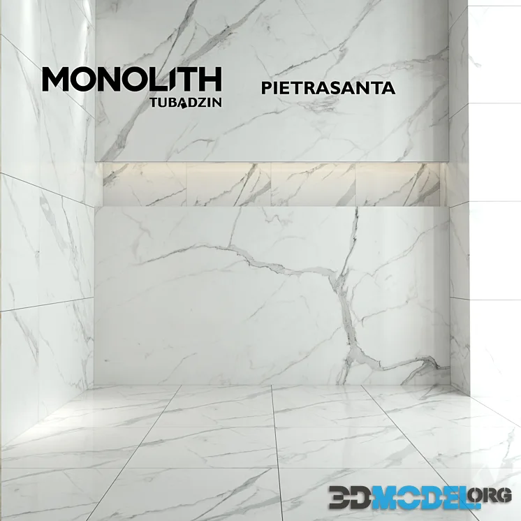 Monolith Pietrasanta, materials, tile, tubadzin, marble, stone