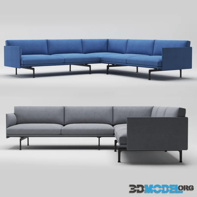 Muuto outline conner sofa