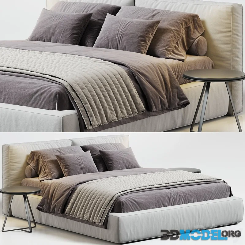 Novamobili Brick Bed with tables