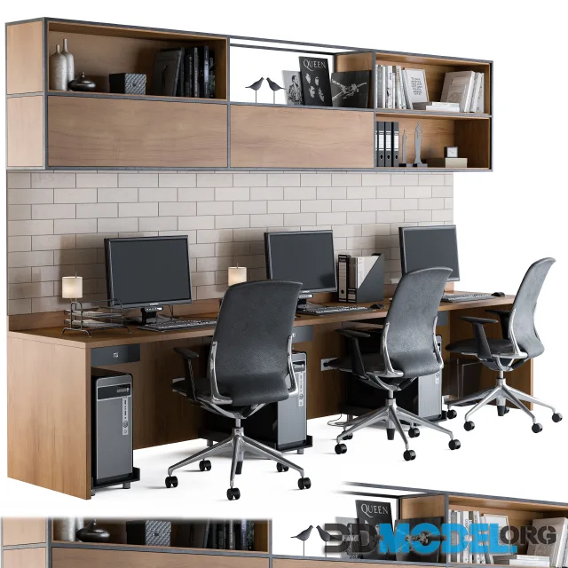 Office Furniture – employee Set 05