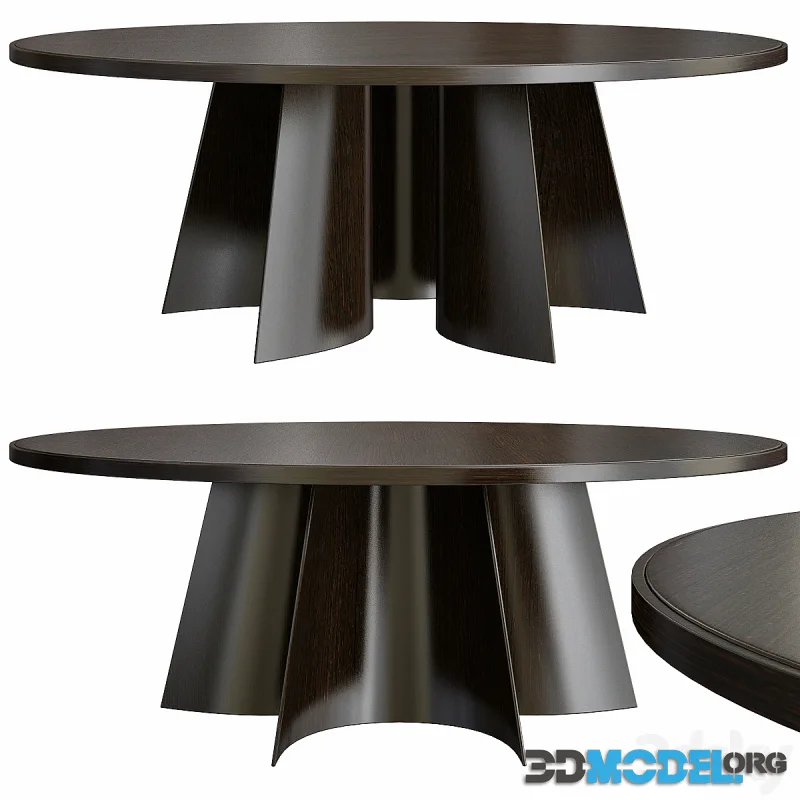 Poliform kensington round table (Design by Jean-Marie Massaud)