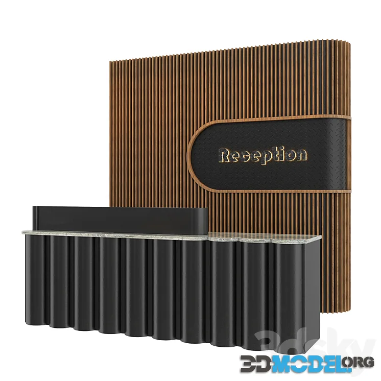 Reception 41 (wood and black)