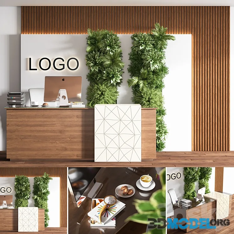Reception desk 02 eco-style