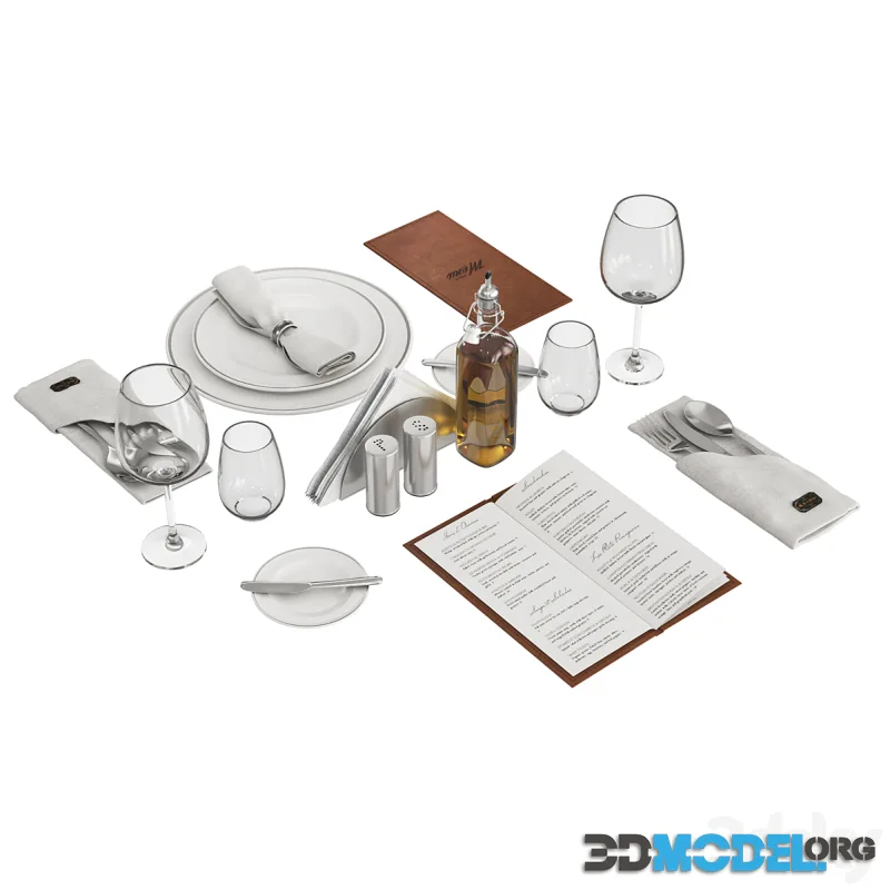 Restaurant table decorative set