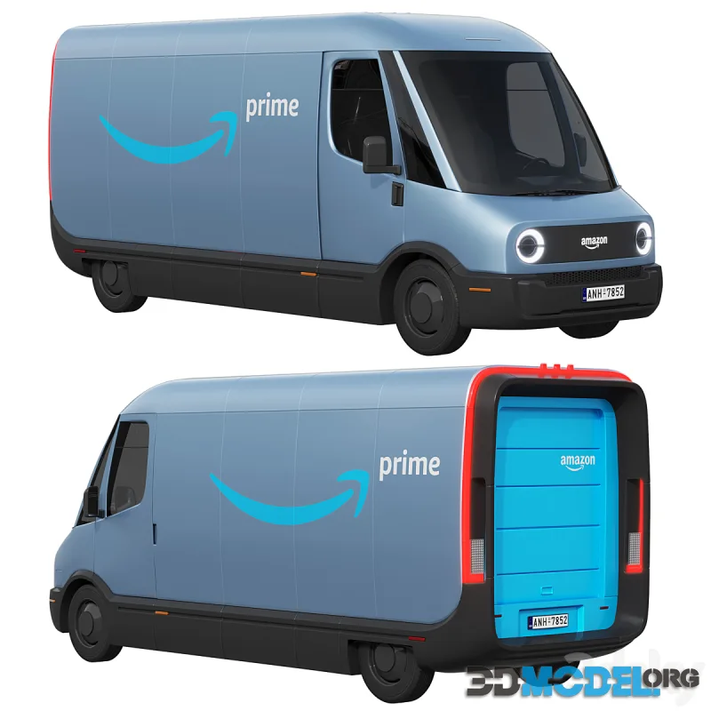 Rivian Amazon delivery van
