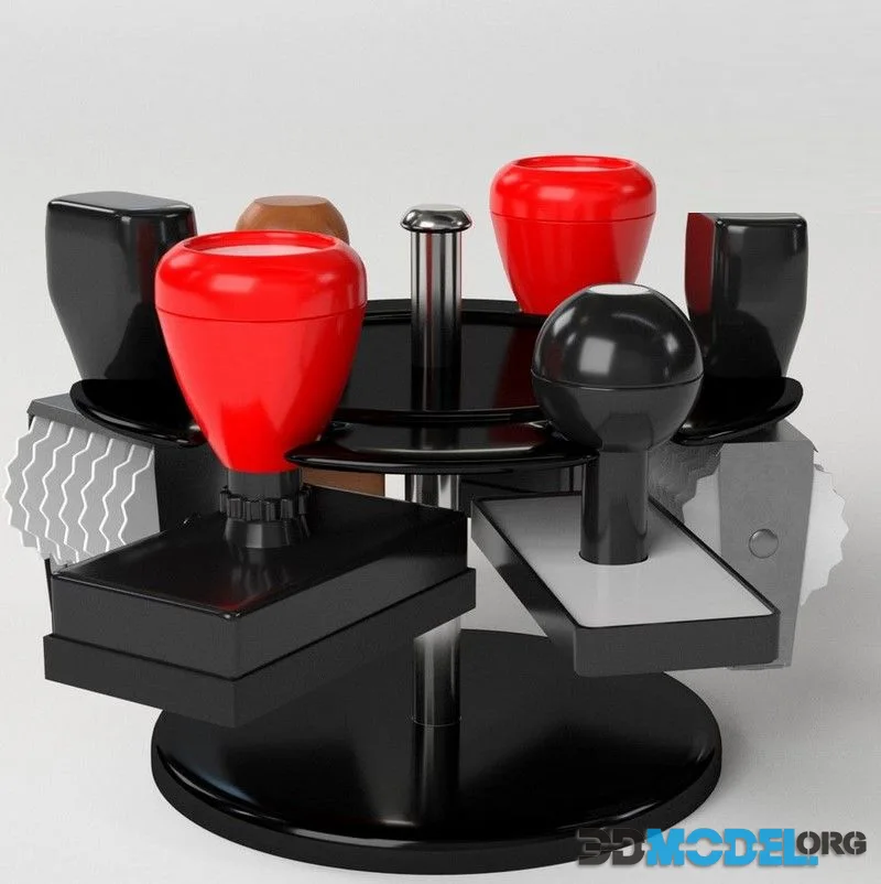 Rubber stamp rack (PBR)