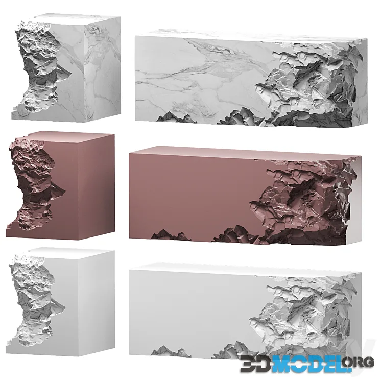 Set of gypsum 8
