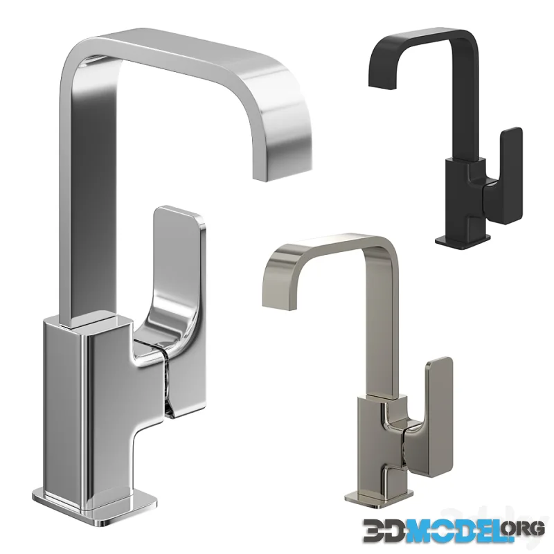 Single lever washbasin faucet EnergySave Cisal Cubic