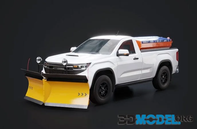 Snow Plow Pickup Truck (PBR)