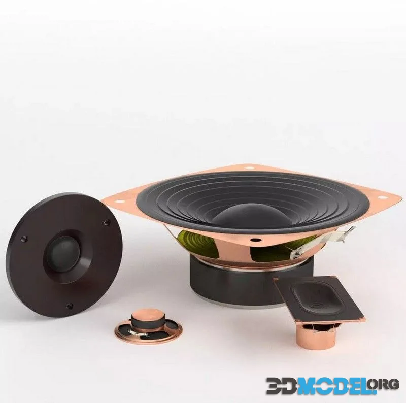 Speakers speaker with finish (PBR)