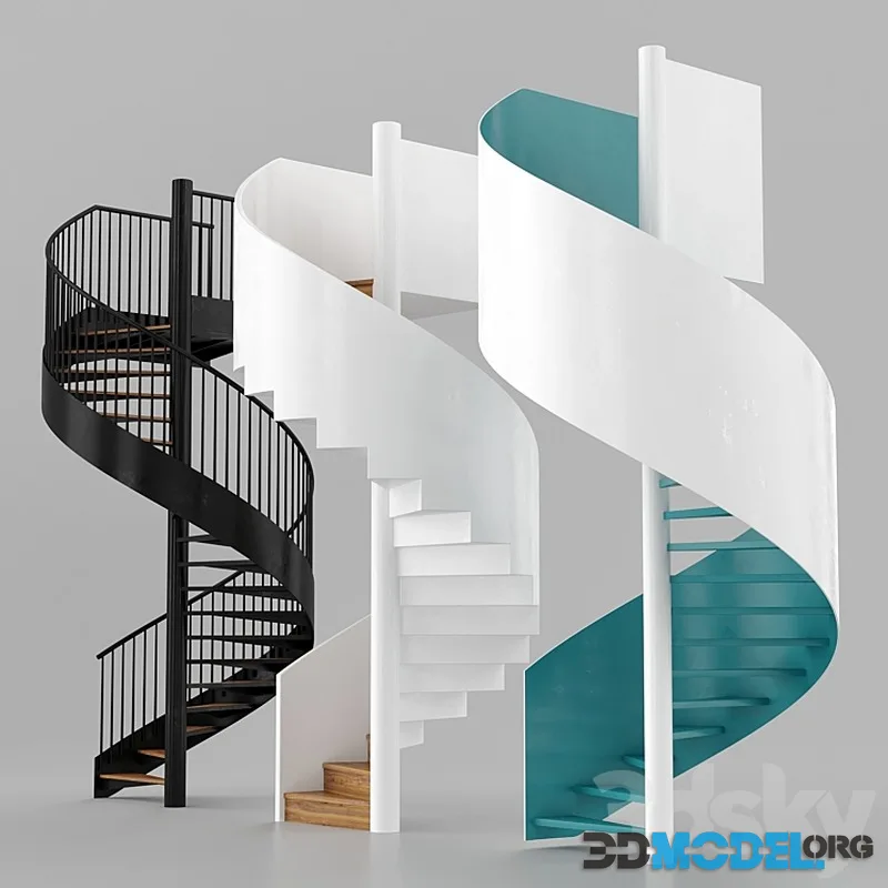Spiral staircases modern style