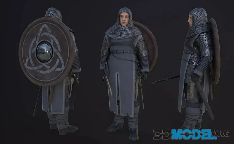 TAB Medieval Knight – 8 low-poly (PBR)