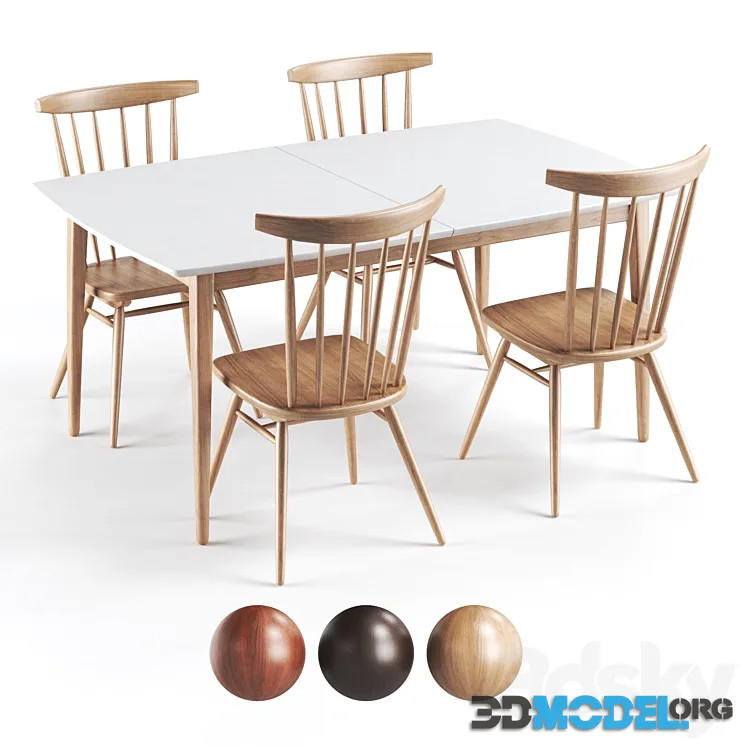 Table and chairs Samurai HOFF