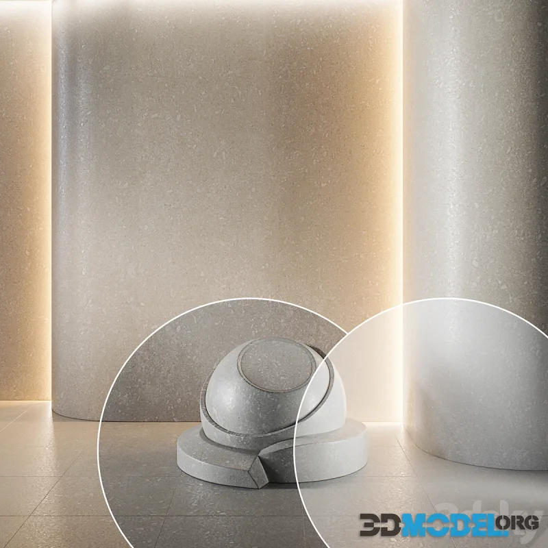 Terrazzo marble set (seamless)  06