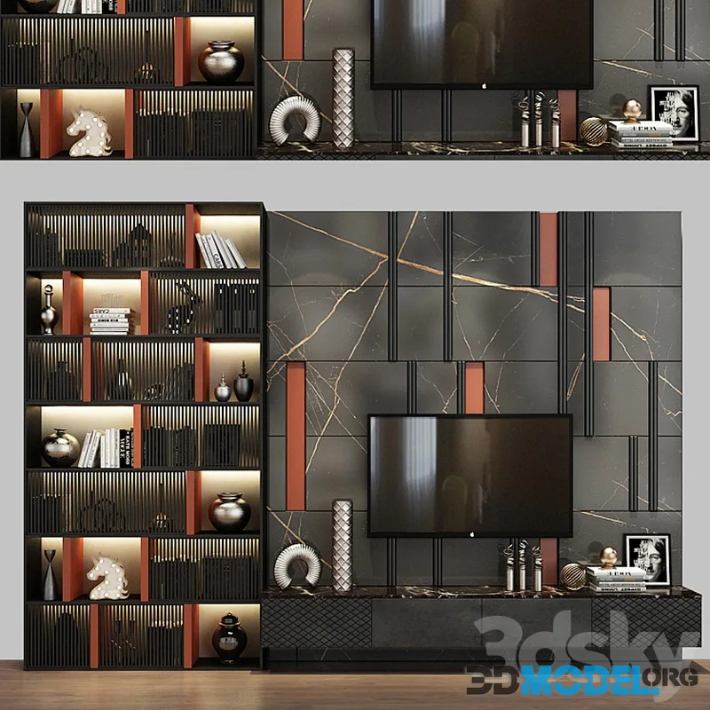TV shelf 0357
