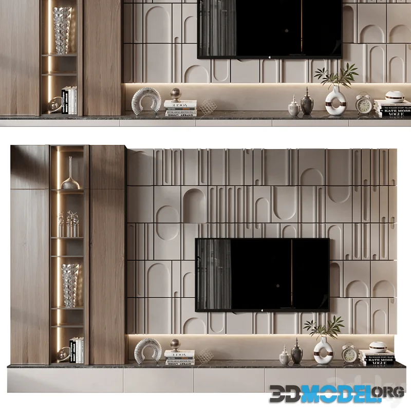 TV shelf 0689