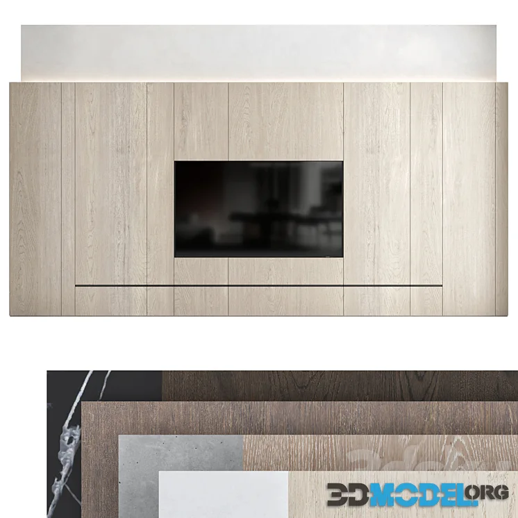 TV wall set 05 (minimalism)