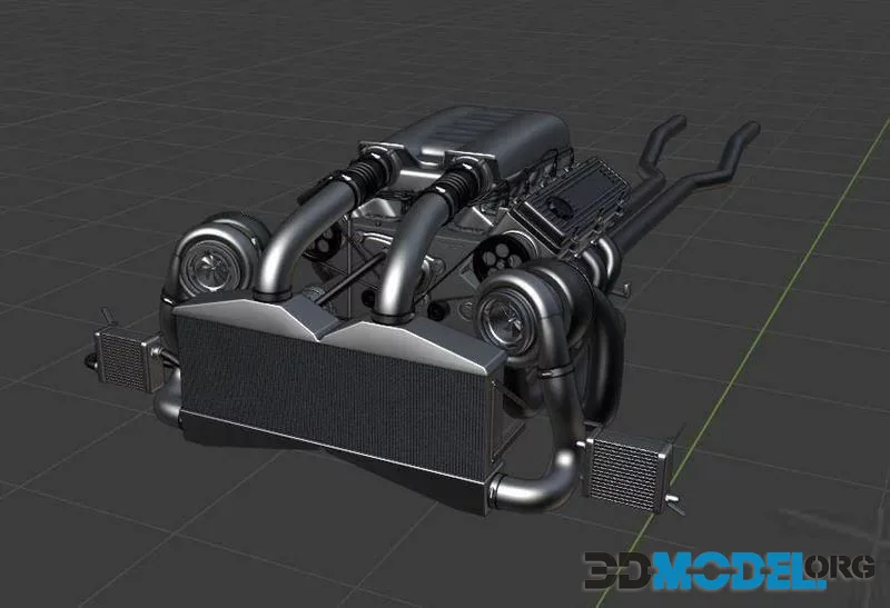 Twin Turbo V8 Engine (PBR)