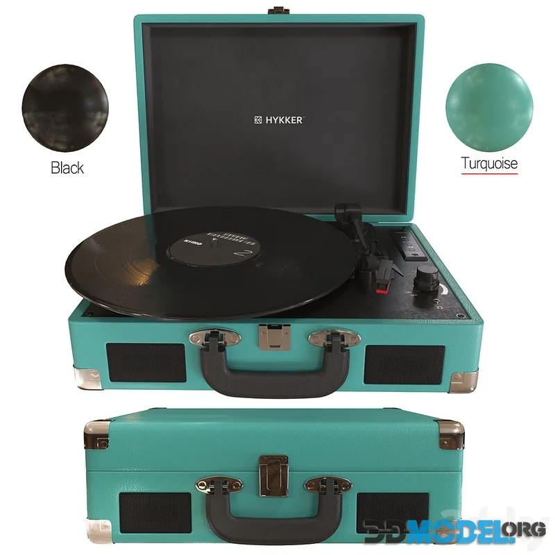 Vinyl player Hykker_two colors
