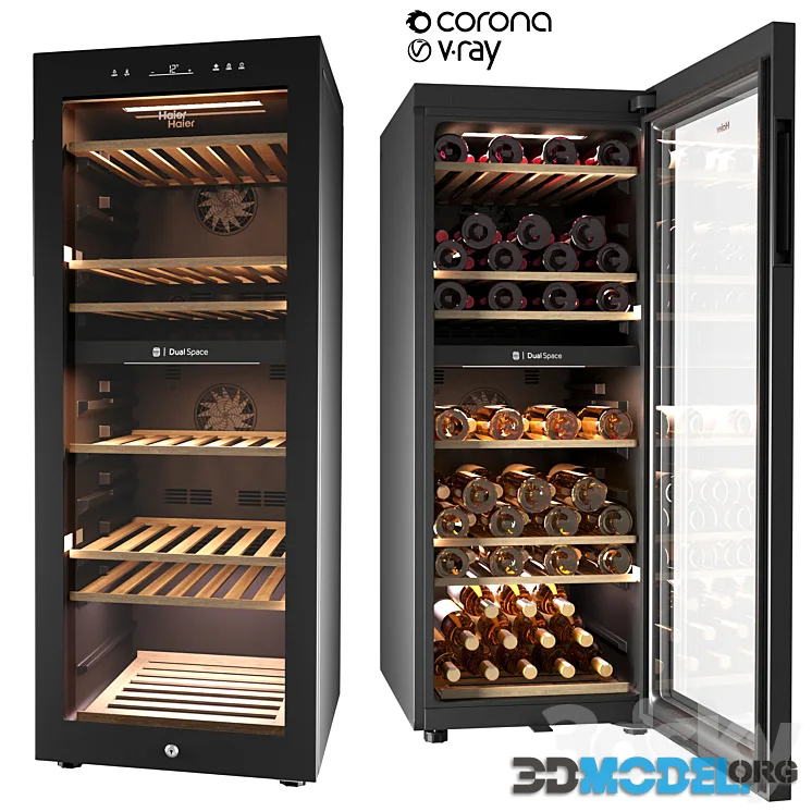 Wine cabinet (refrigerator) Haier FWC77GDAU1
