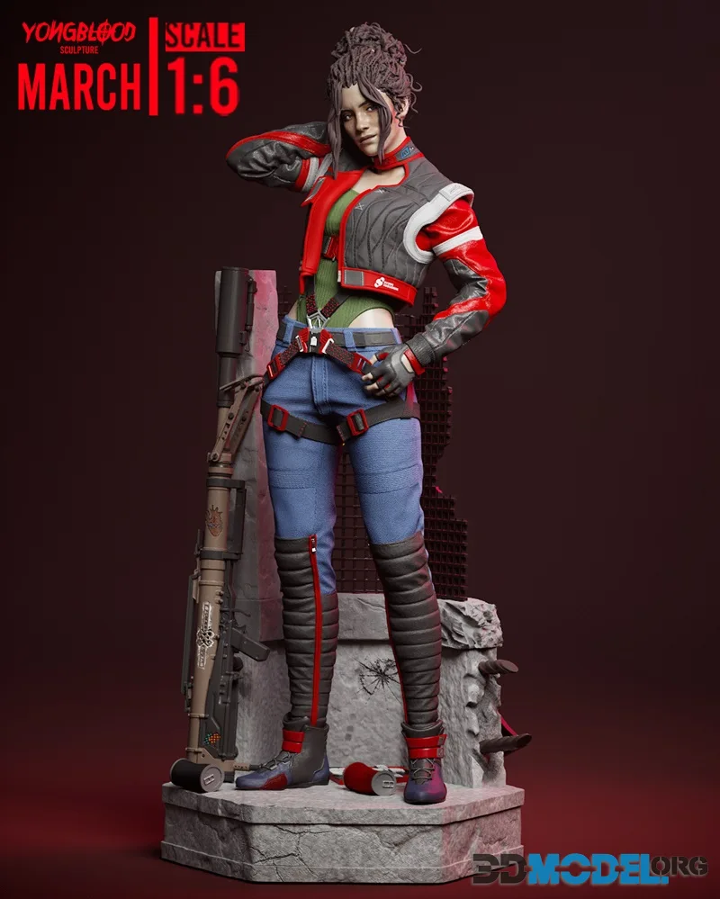 Yongblood Sculpture - Panam Palmer – Printable