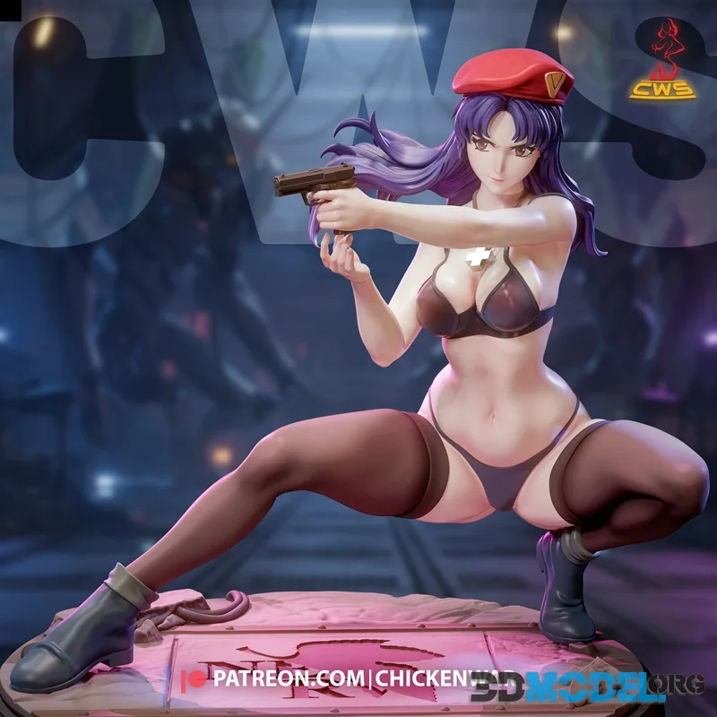 CW Studio - Misato - Neon Genesis Evangelion – Printable