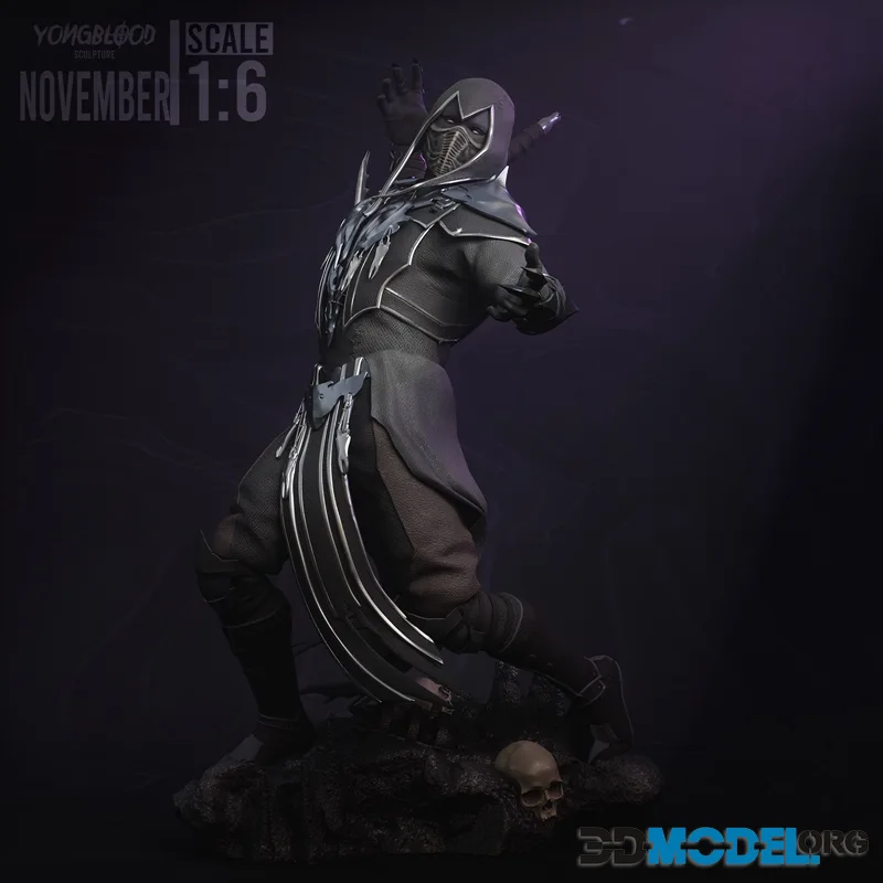 Yongblood Sculpture - Noob Saibot – Printable