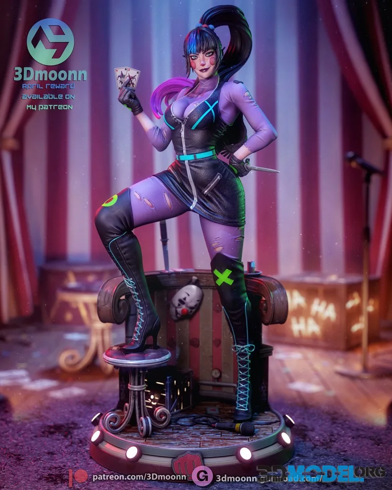 3Dmoonn - Punchline – Printable