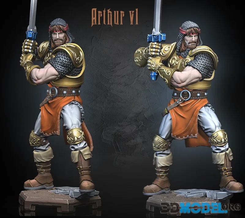 Dragun Studios - King Arthur v1 – Printable