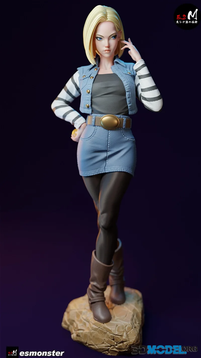 E.S Monster - Android 18 - Dragon Ball Z – Printable