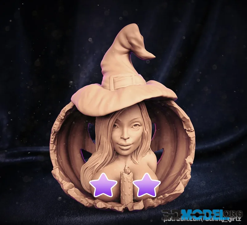 Halloween bust of Claire – Printable